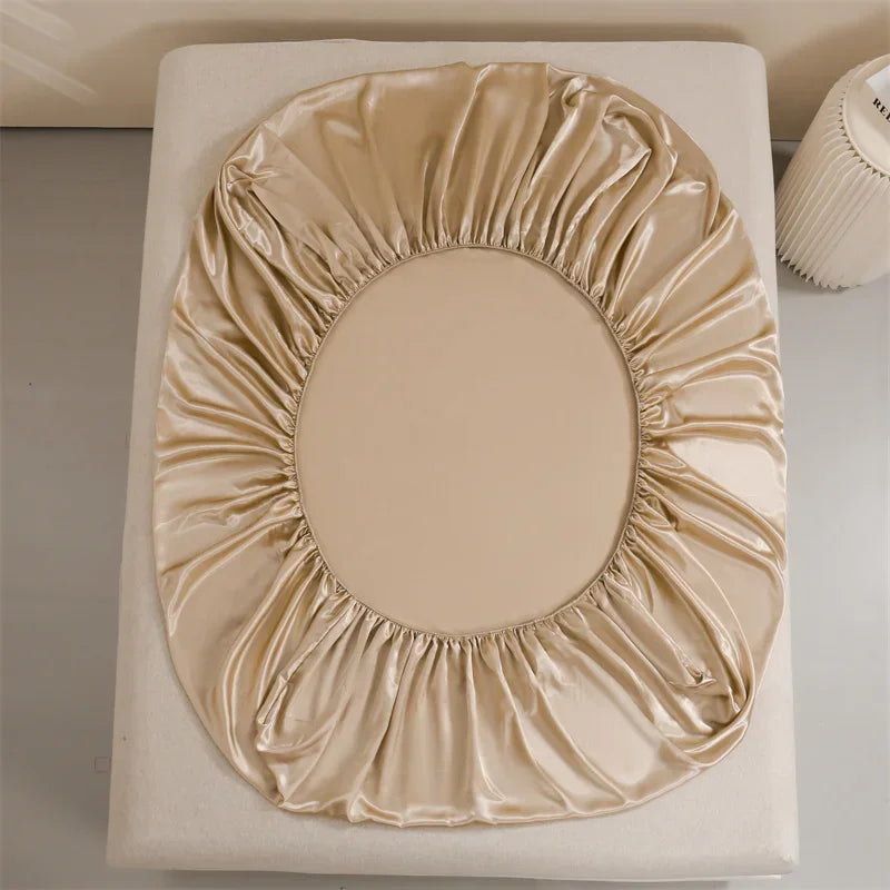 Silky Satin Bed Sheet Set