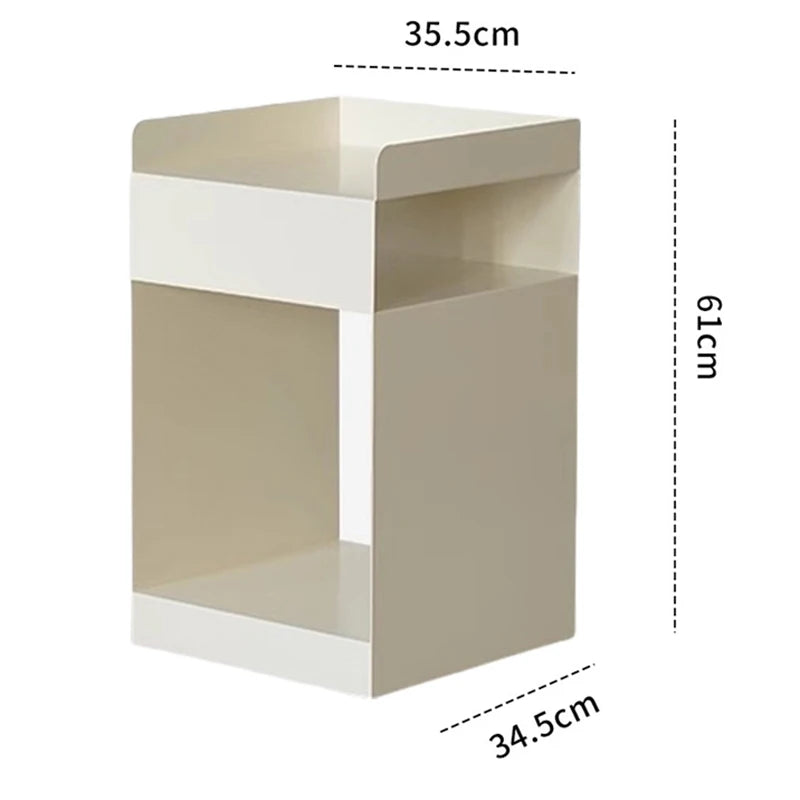 Nordic Nightstand Modern Movable Home Bedroom Furniture Bedside Table Luxury Storage Decor Nightstand Art Design Bedside Table