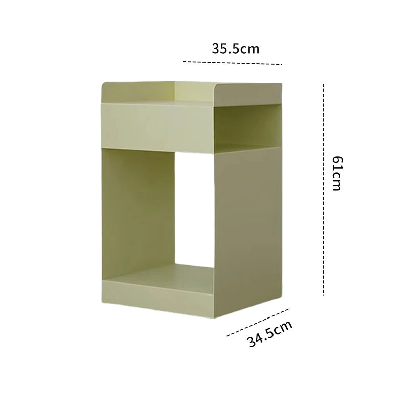Nordic Nightstand Modern Movable Home Bedroom Furniture Bedside Table Luxury Storage Decor Nightstand Art Design Bedside Table