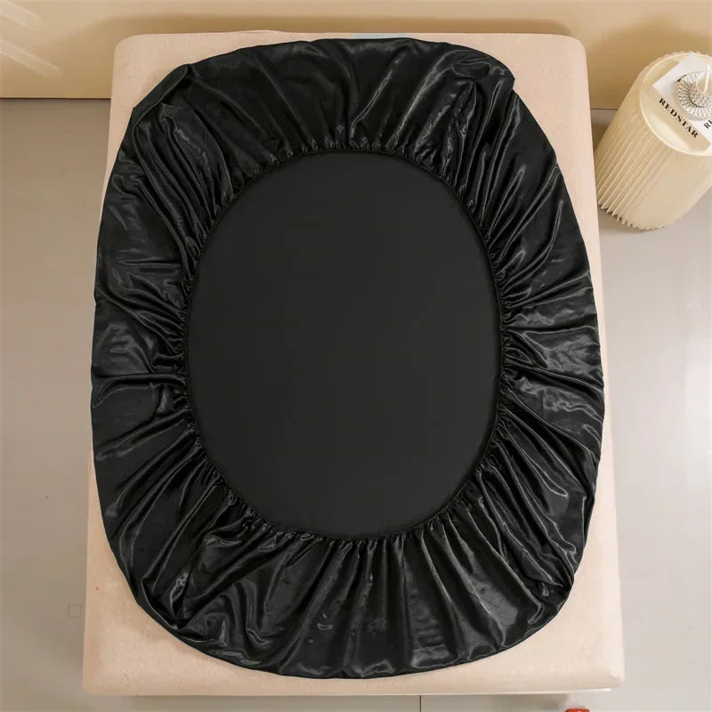 Silky Satin Bed Sheet Set