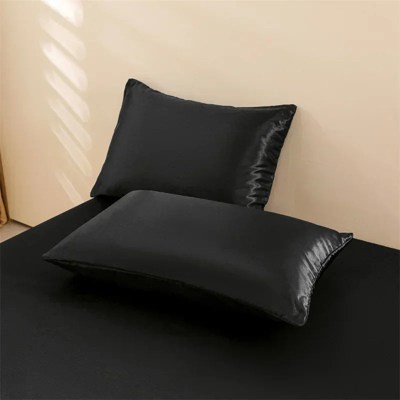 Silky Satin Bed Sheet Set