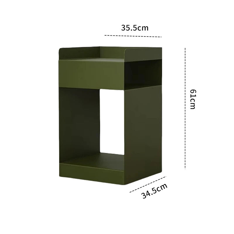 Nordic Nightstand Modern Movable Home Bedroom Furniture Bedside Table Luxury Storage Decor Nightstand Art Design Bedside Table