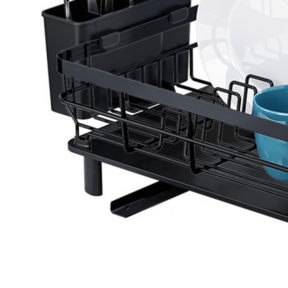 Dish Drying Rack Stainless Steel Drain Basket Drainage Design Stable Base Drain Holder Space-saving Hollow Out Dish Drying Rack